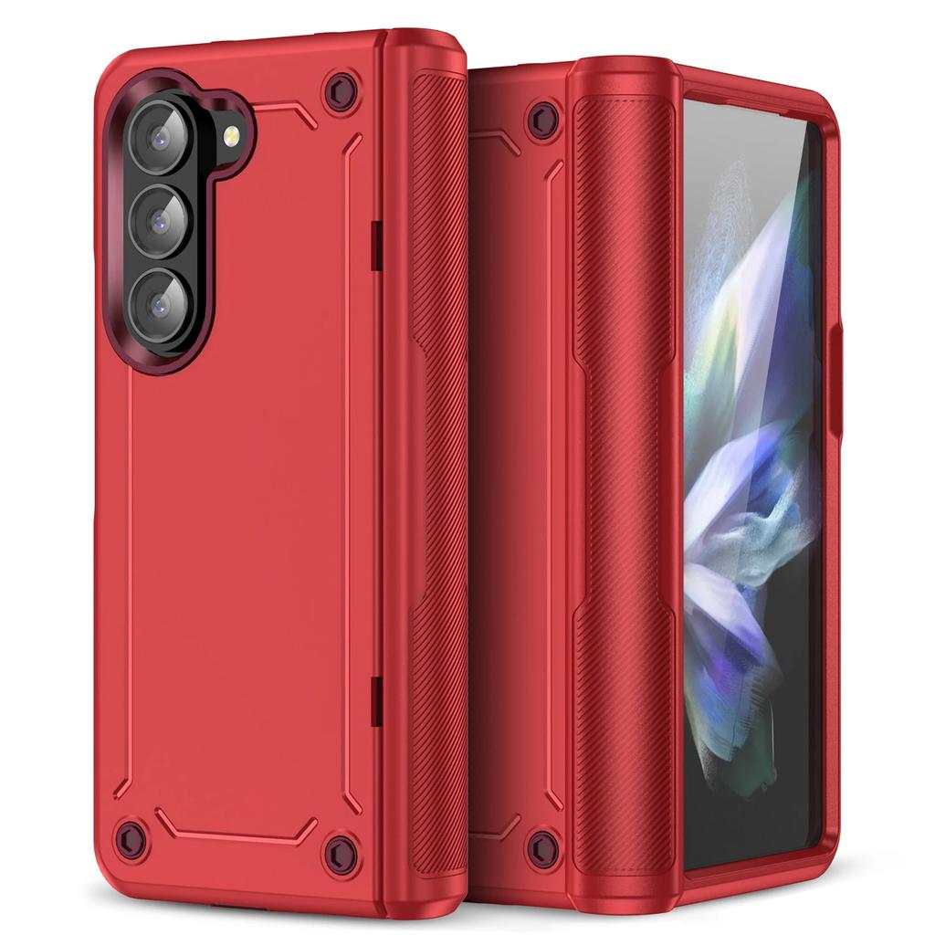 Z Fold 5 6 5G Shockproof Strong Case for Samsung Galaxy Z Fold 6 5 Fold6 Fold5 Dual Layer Hinge Phone Accessories Funda Cases