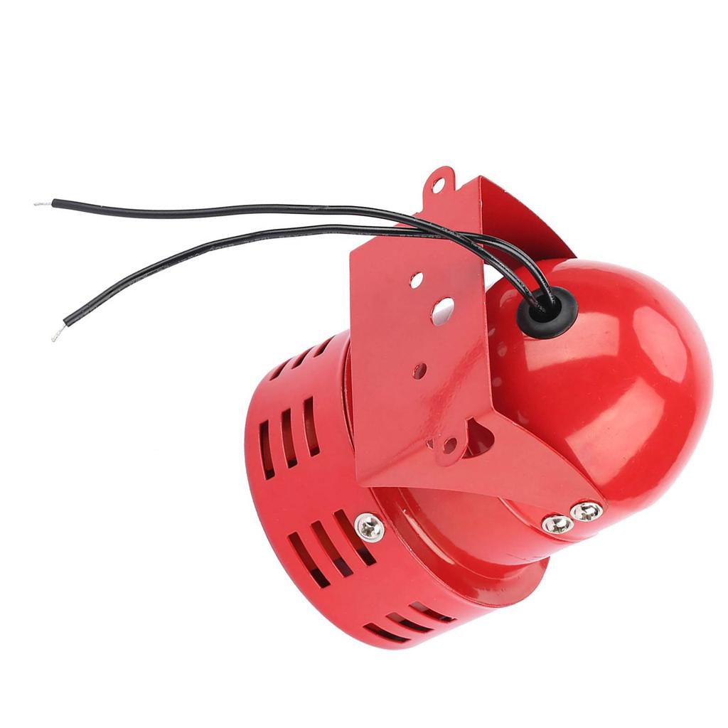 220V 110DB Red Mini Metal Motor Alarm Industrial Sound Electrical Guard Against Theft MS 190