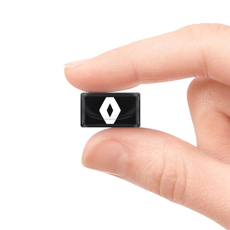 Carbon Fiber Steering Wheel Car Logo Emblem 3D Stickers For Renault Dacia Koleos Clio Laguna 2 Megane 2 3 Duster Logan Captur