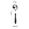 304 Stainless Steel Cutlery Set with Wooden Handles - Knife, Fork, Spoon for Western Cuisine