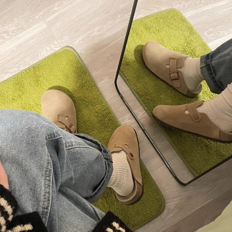 Zapatillas de Verano Retro para Mujer Birkenstock sin Cierre y de Punta Cerrada con Suela Gruesa