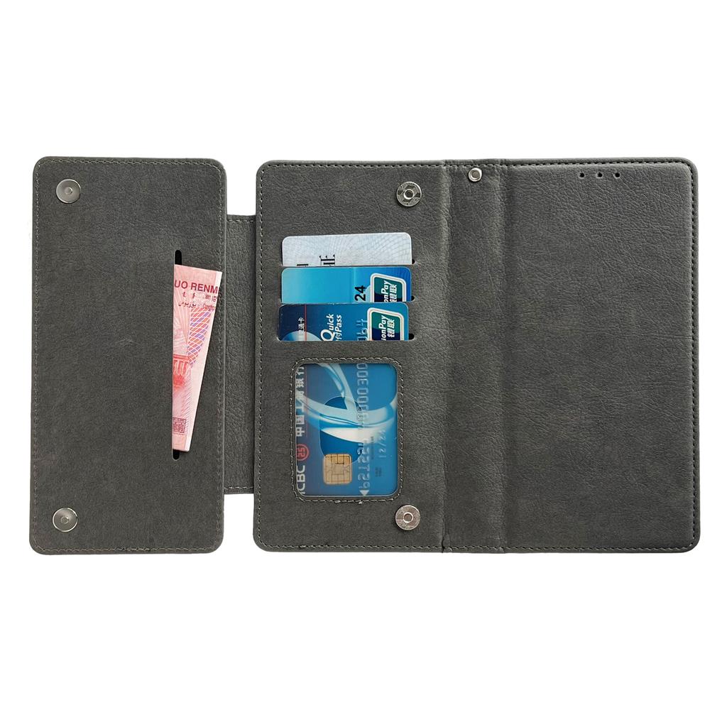 For iPhone 16 Pro Case Detachable 2-in-1 Magnetic Closure PU Leather Wallet Phone Case