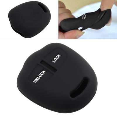 Custodia protettiva per chiave auto in silicone a 2 pulsanti Custodia protettiva per chiave intelligente automatica per MITSUBISHI Triton Pajero Outlander ASX Lancer MIT8 Lama 2008-2012