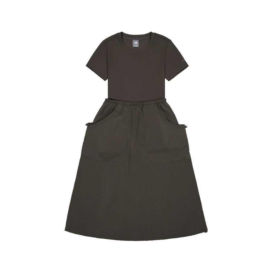 New Balance Short Sleeved Dress Women s Dark Gray NKF22212-DKG XL
