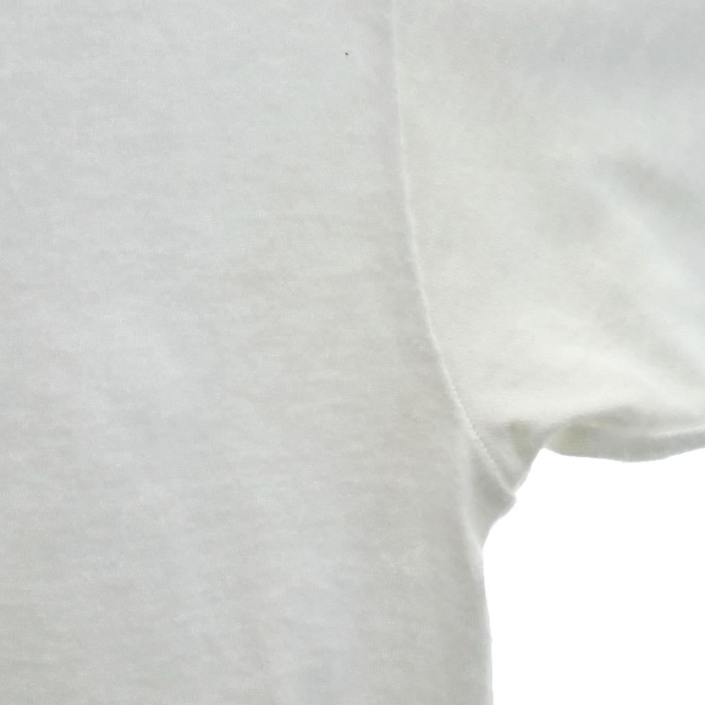 HANES 90s Made In USA Old Short Sleeve T-shirt L White Single Stitch Men's Used