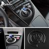 Real Soft Carbon Fiber Sticker for Toyota Prius 2010 2011 Interior Trim Car Automatic Transmission Console Gear Shift Panel