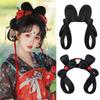 Estilo Chino Antiguo Hanfu Peluca Sintética Retro Moño de Pelo Lindo Hanfu Peluca Diadema Fotografía