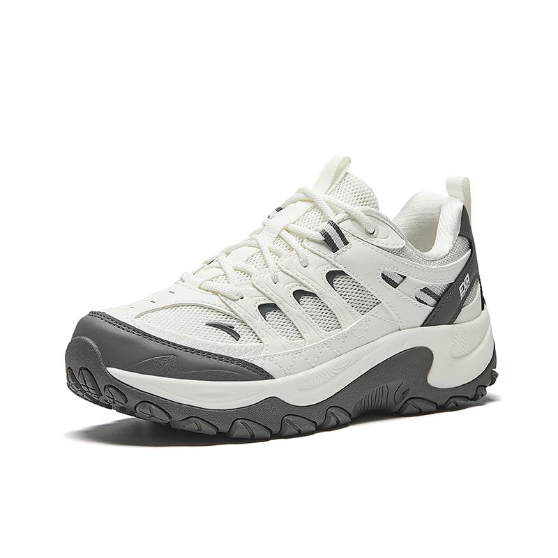 New Anta Cushioning And Breathable Low Top Casual Running Shoes Women's Ivory White Volcanic Gray 922515581-1