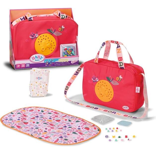 Аксессуары для кукол Zapf Creation Baby Born Сумка няни с аксессуарами для переодевания 837610