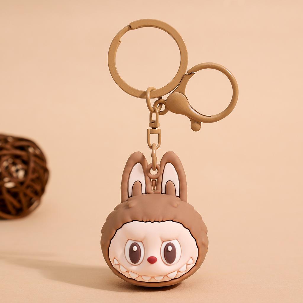 Trojan Keychain Cute Couple Schoolbag Pendant Car Key Chain