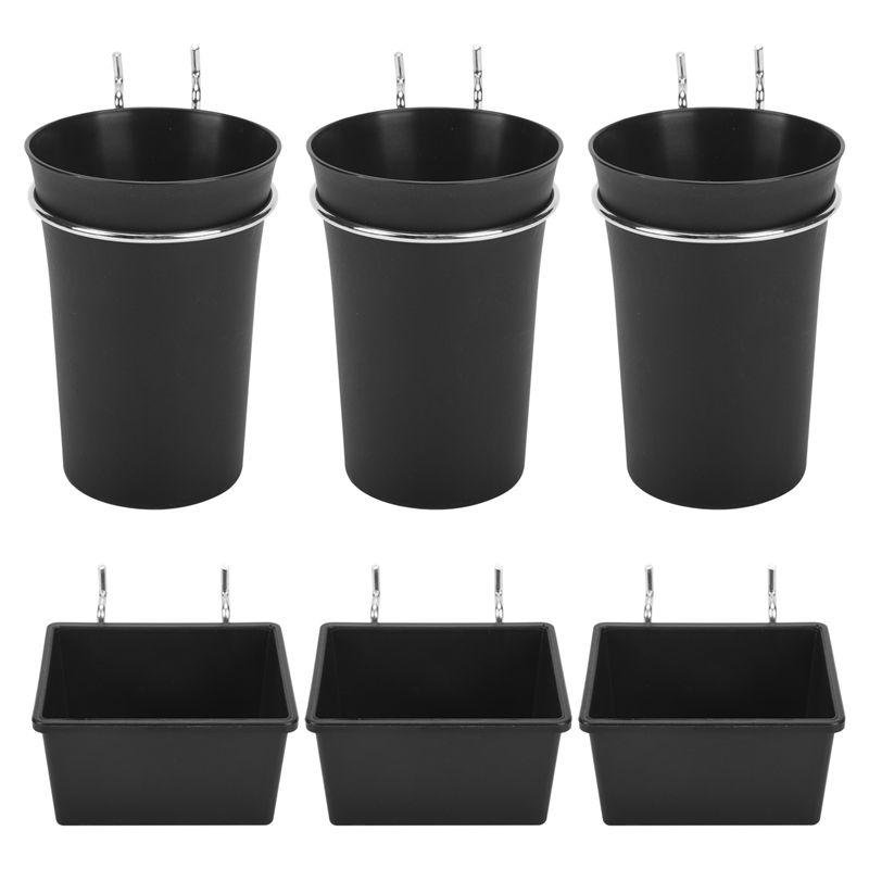 A60Z6 Sets Pegboard Bins Pegboard Cups With Hooks, Pegboard Hooks Assortment, Hooks For Pegboard Cup Holder For Organizingmay чёрный