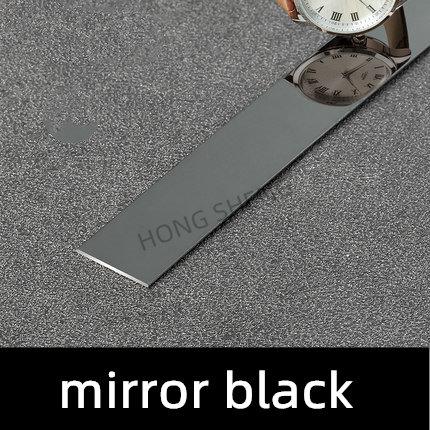 

5Meter 8K Mirror Wall Sticker Titanium Gold Stainless Steel Flat Decorative Line Living Room Background Wall Ceiling Edge Strip width 1cm