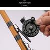 Ice Fishing Reel with Front Drag Release for Fly and Winter Fishing