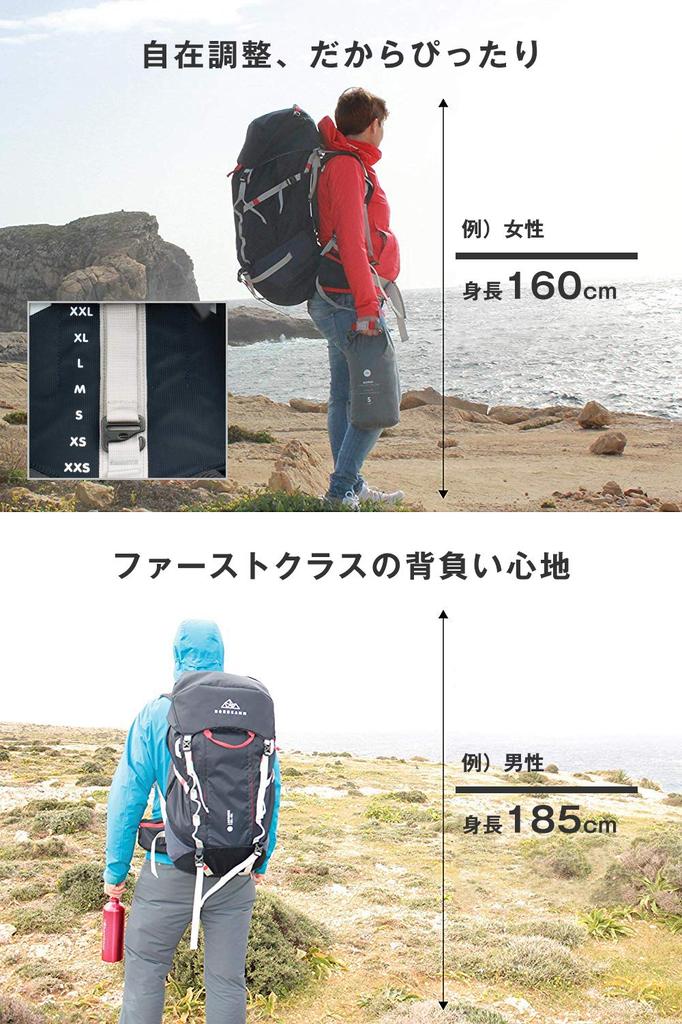 NORDKAMM 50L 10L Lightweight Waterproof with Rain Ideal for and Disaster Outdoor Activities Instruction Manual Japanese 60 Liters Backpack, +