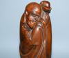 China Antique Boxwood Carved Ruyi Arhat Buddha Statue Home Decor Nice Figurines