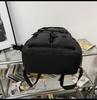 2022 Black School Backpack with Multiple Pockets & Large Capacity for Junior High Students