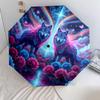 Twinsanimals Pattern Pattern New Style Umbrella, 1 Piece Automatic Folding Umbrella, Portable Travel Umbrella, Outdoor Umbrella, Birthday Gift