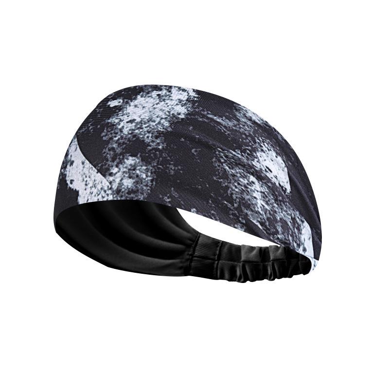 Sports Headband Basketball Running Breathable Sweat Absorbing Antiperspirant Headband Yoga Fitness Elastic Headscarf Headband