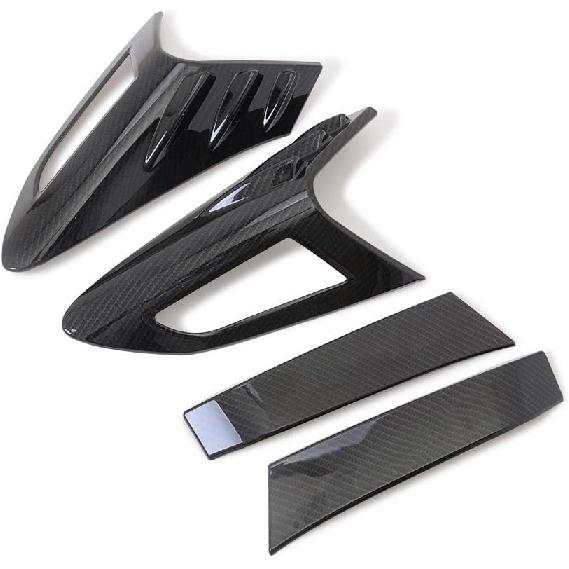 Kadore for Toyota CHR C-HR 2018-2024 Chrome Tail Light Lamp Cover Trim Bezels 4-pc