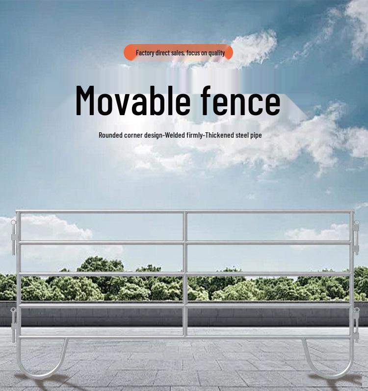 Easy-Assembly Movable Livestock Fence for Cattle and Horses - Ideal for Grassland Family Farms