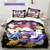 Deltarune Pixel Legend Bedding Quilt Set Quilt Cover Pillowcase Home Decoration Birthday Gift (1 * Duvet Cover + 2 * Pillowcase, Without Core)
