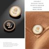 10PCS Flower Rose Gold Metal Buttons for Clothes Woman Coat Shirt Cuffs DIY Embroidery Sewing Accessories Sewing Buttons