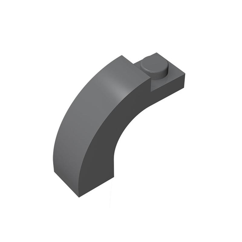 10Pcs 6005 92903 1x3x2 Curved Building Block Moc Accessories Compatible with Brick DIY Children Toy Assembly Gift Box