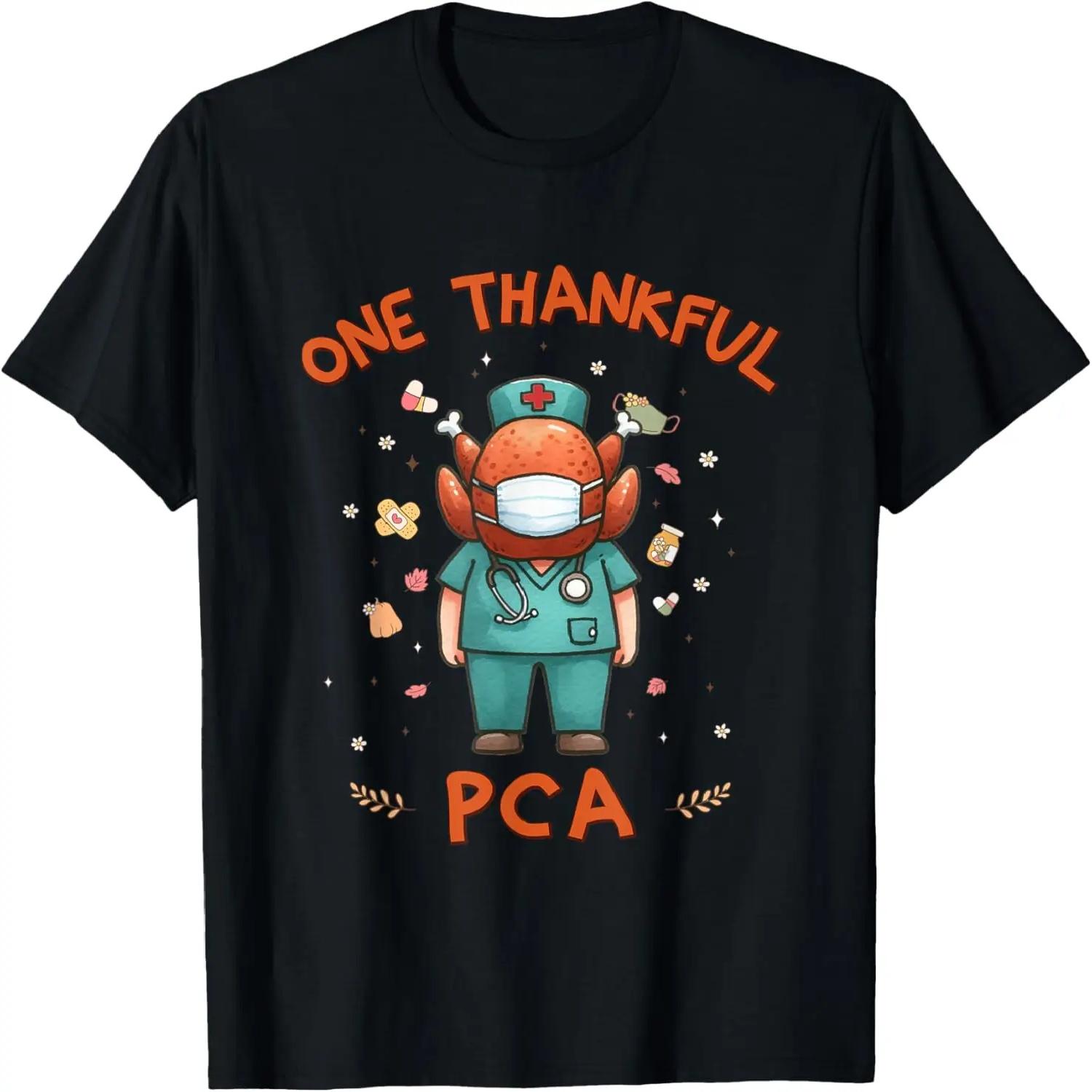 

Funny Thanksgiving Scrub Turkey PCA Holiday Nursing Women T-Shirt XXXXXL чорний