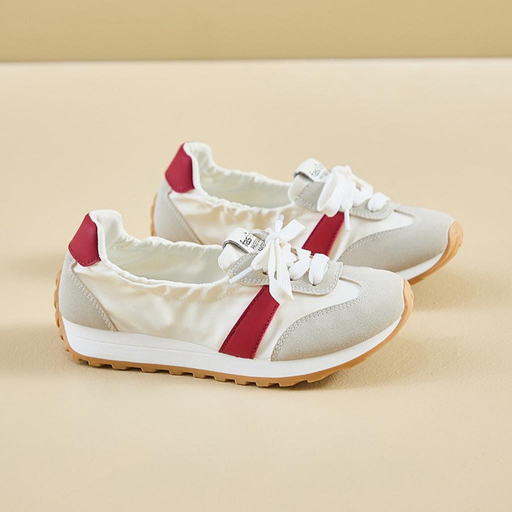 Women's Breathable Shoes Versatile Korean Version Thick Sole Height Increasing Student Running Casual Shoes