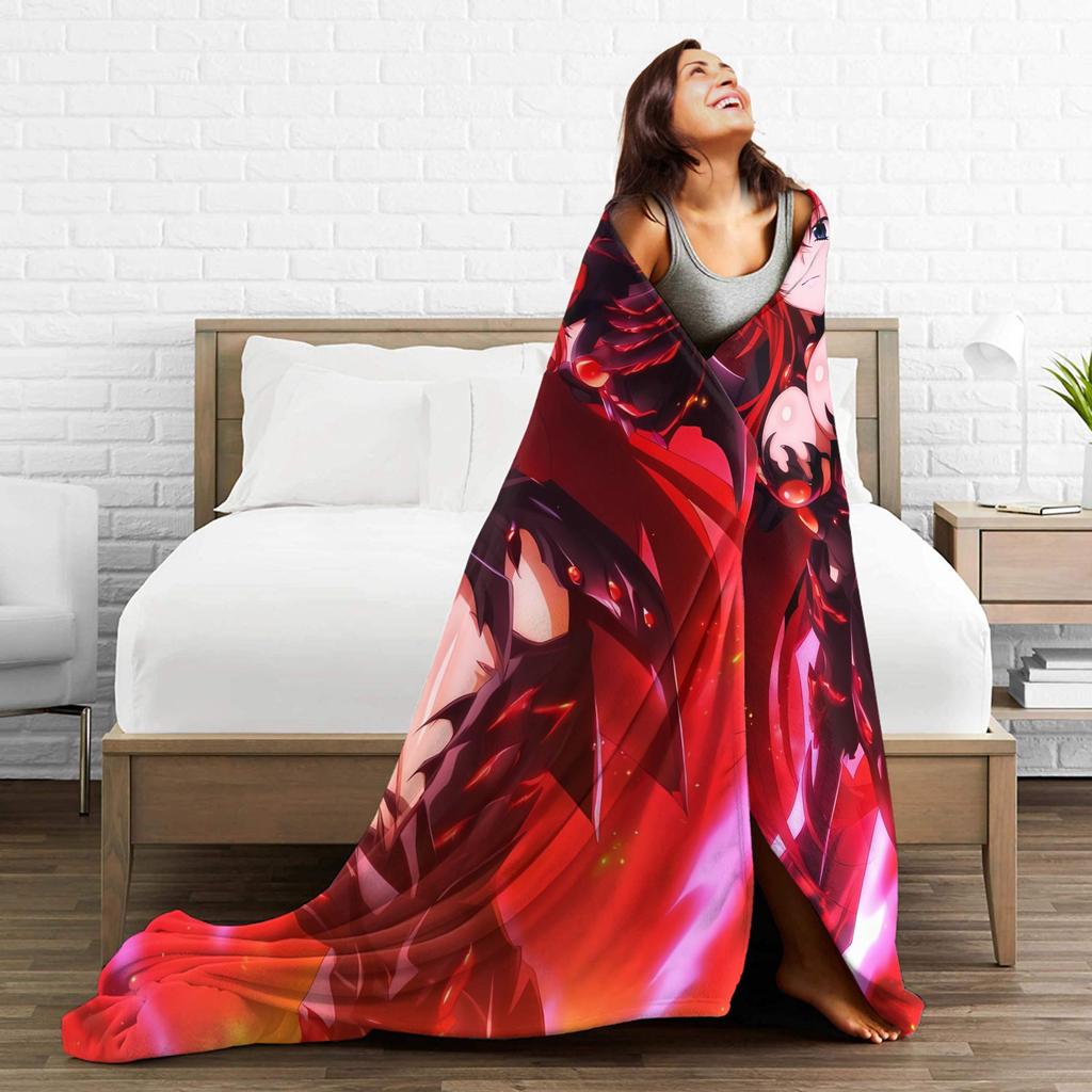 Warme weiche Decke Reise High School DxD Bettwäsche Überwürfe Flanell Tagesdecke für Sofa Sessel Lustige Schlafsofa Abdeckung