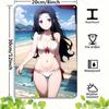 Aluminum Metal Sign of 1pc Anime Chars, Vertical Vintage Piece. A Waterproof Home Decor, Perfect As Frameless Photo Wall Display
