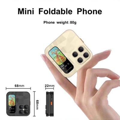 I18pro Retro Flip Phone 2.4-inch Screen Dual Card Dual Standby Colorful Buttons Foreign Language Spare Folding Phone