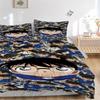 Detective Conan Collage Bedding Set  Comforter Cover Gift for Bedroom,Includes 1 Cover and 2 Pillowcases, No InsertB382