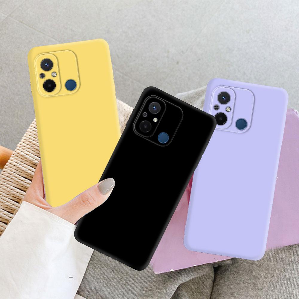 For Xiaomi Redmi 12C Case Matte Silicone Back Cover For Xiaomi Redmi 12C 12 C Phone Cases For Redmi 12C Fundas Coque