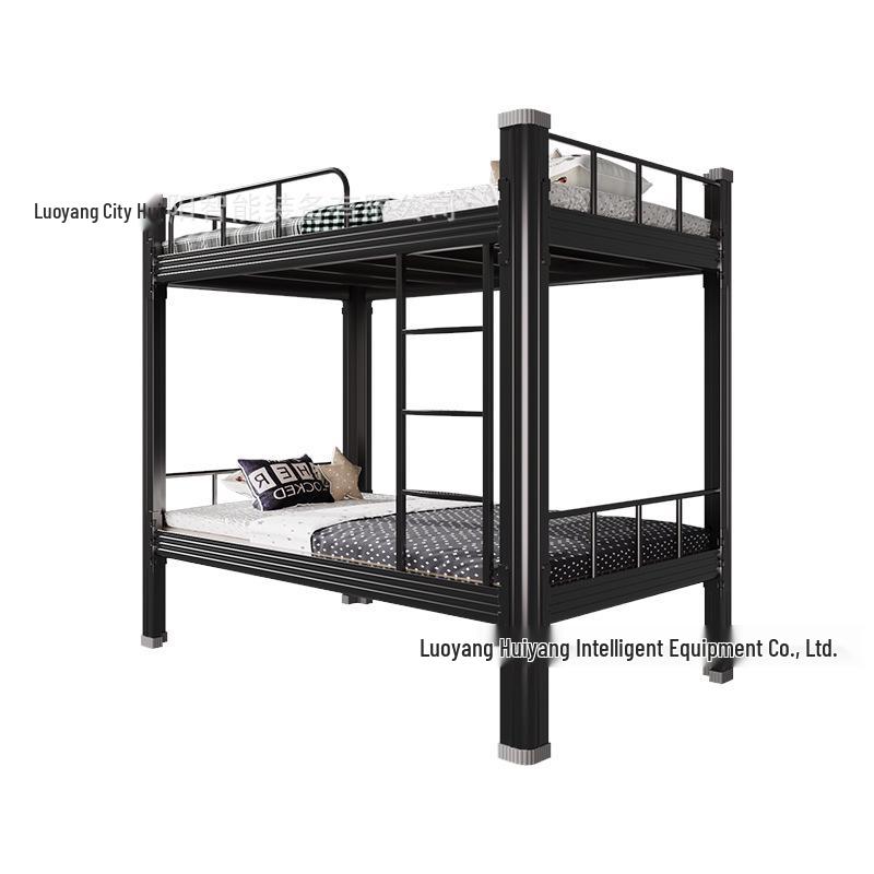 Double Layer Iron Art Bunk Bed for Dorms and Apartments
