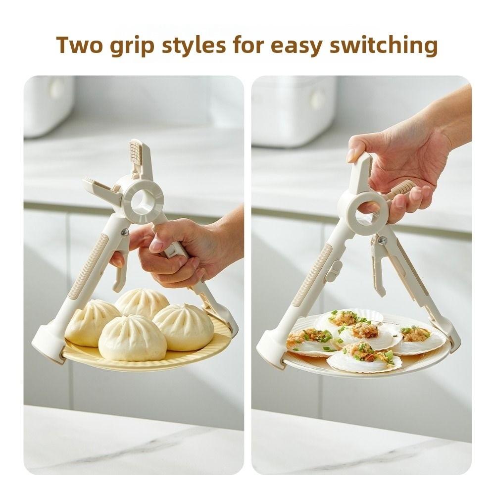 Heat-Resistant Anti-hot Bowl Plate Clips 2in1 Hot Bowl Gripper Dish Lifter Clamp  Kitchen Use