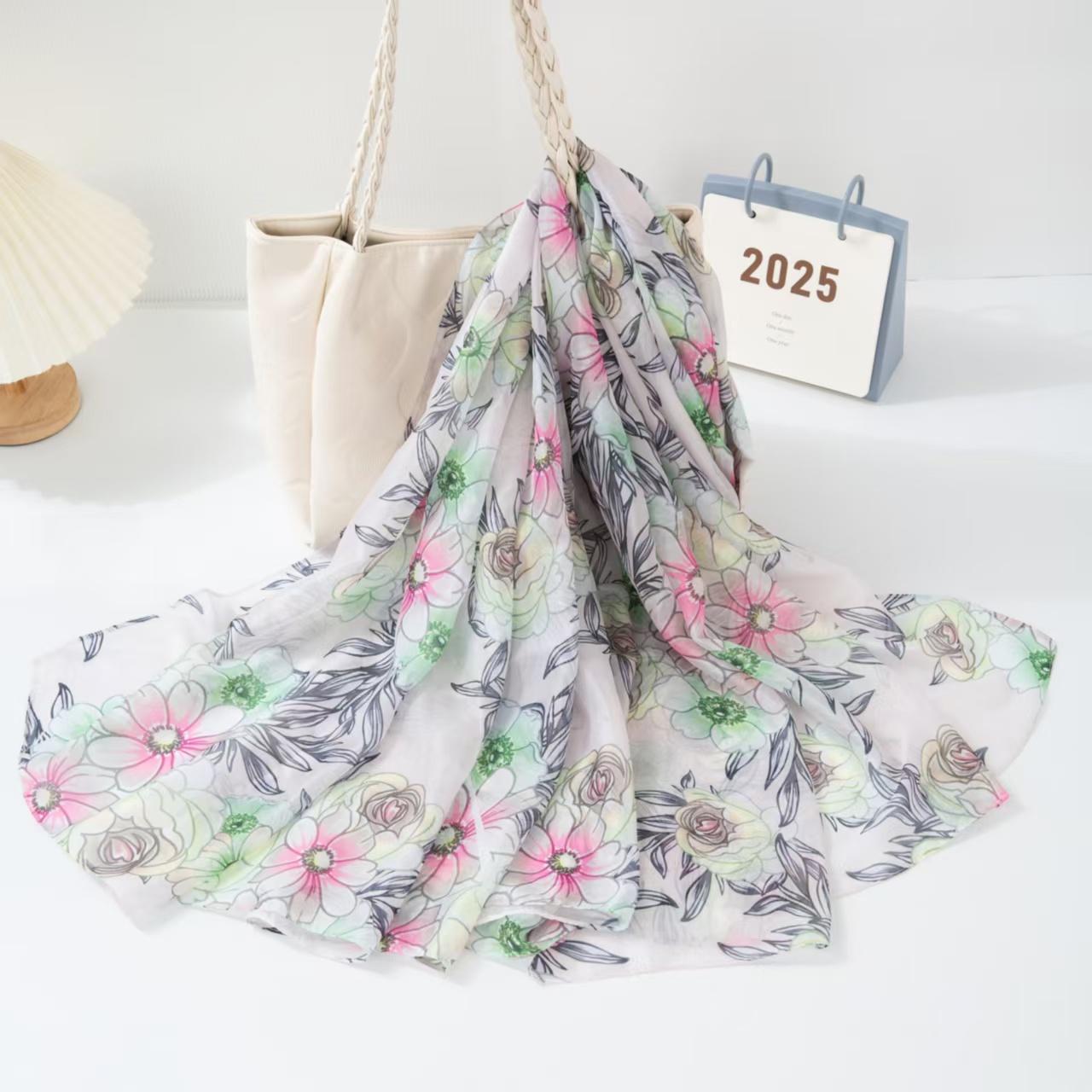 

Новый шелковый шарф женский модный пляжный пашмина буфанда форал женский шаль накидка бандана женские шарфы большой фуляр большая эшарпа 130x180cm