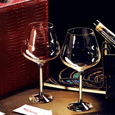 2 buc pahare de vin cristal transparente suflate manual, fără plumb, sticlă, cadouri bune pentru aniversarea nunții, Ziua Tatălui, degustare de vinuri