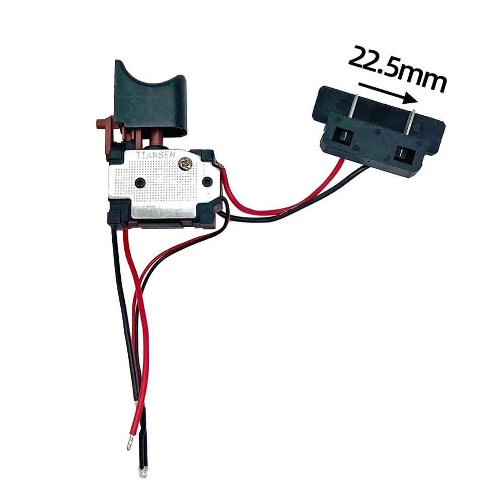1pc 21V Trigger Switch Lithium Battery Cordless Electric Drill Driver Speed Control Switch Power Tool Parts