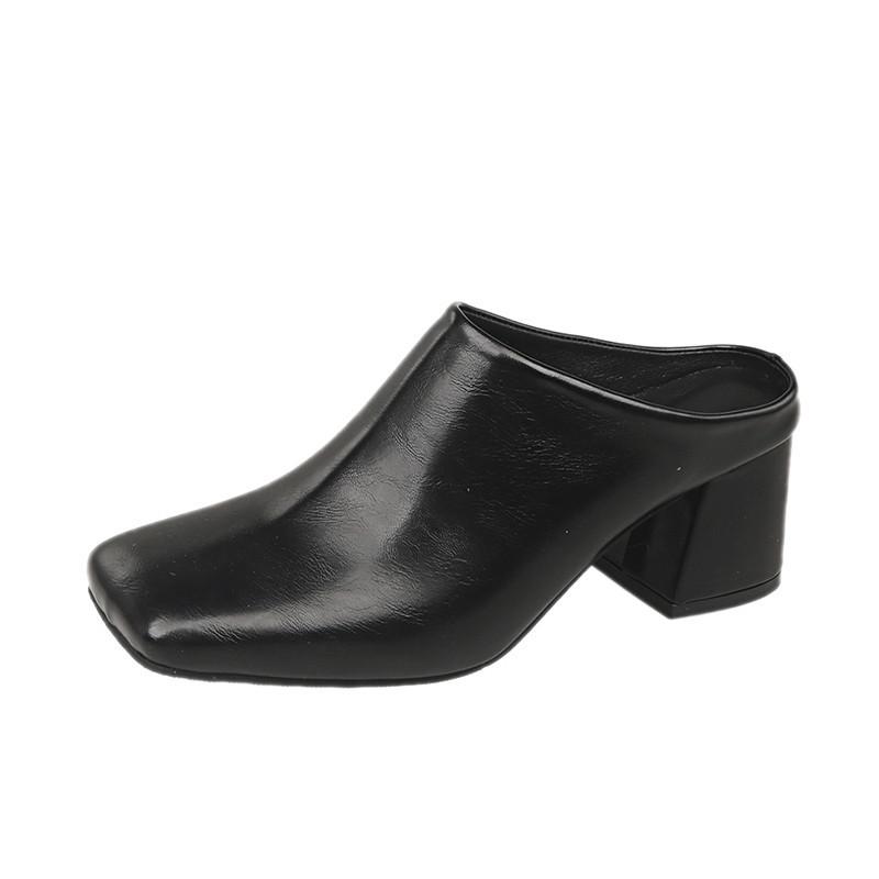 Women Summer Elegant Square Toe Shallow