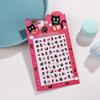 5D Luminous Embossed Princess Nail Stickers for Kids - Cute Non-toxic Cartoon Nail Art for Little Girls