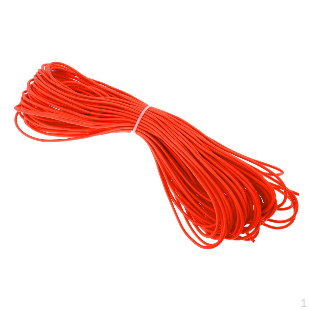 Orange 0.12   1.6-348ft Strong Shock Cord tie Trailer Boat Kayak/ Replacement Tent Folding Rod