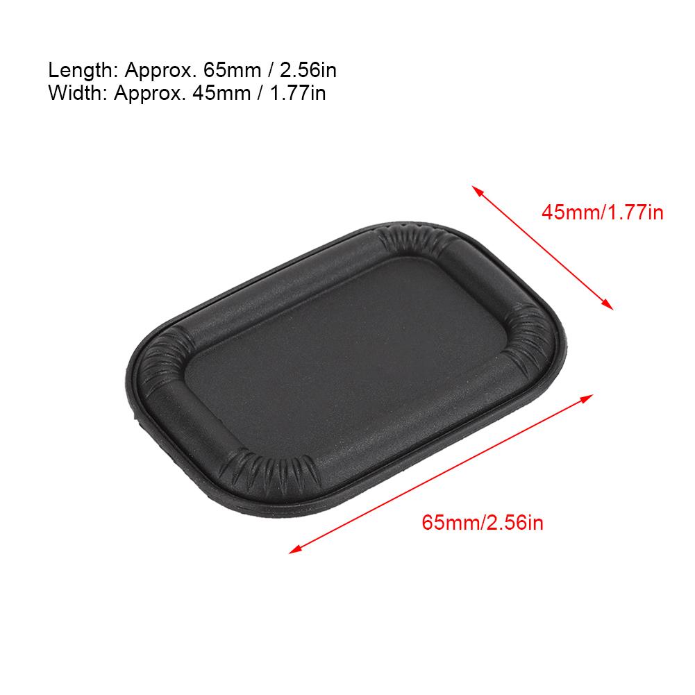 4PCS Bass Speaker Plate Passive Radiator Auxiliary Bass Rubber Vibration Plate OvalRectangle 65x45