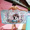 Kawaii T-Tokidoki Anime Beach Towel Colorful Bath Towels For Girl Microfiber Quick Dry Sand Free Beach Yoga Spa Gym Pool