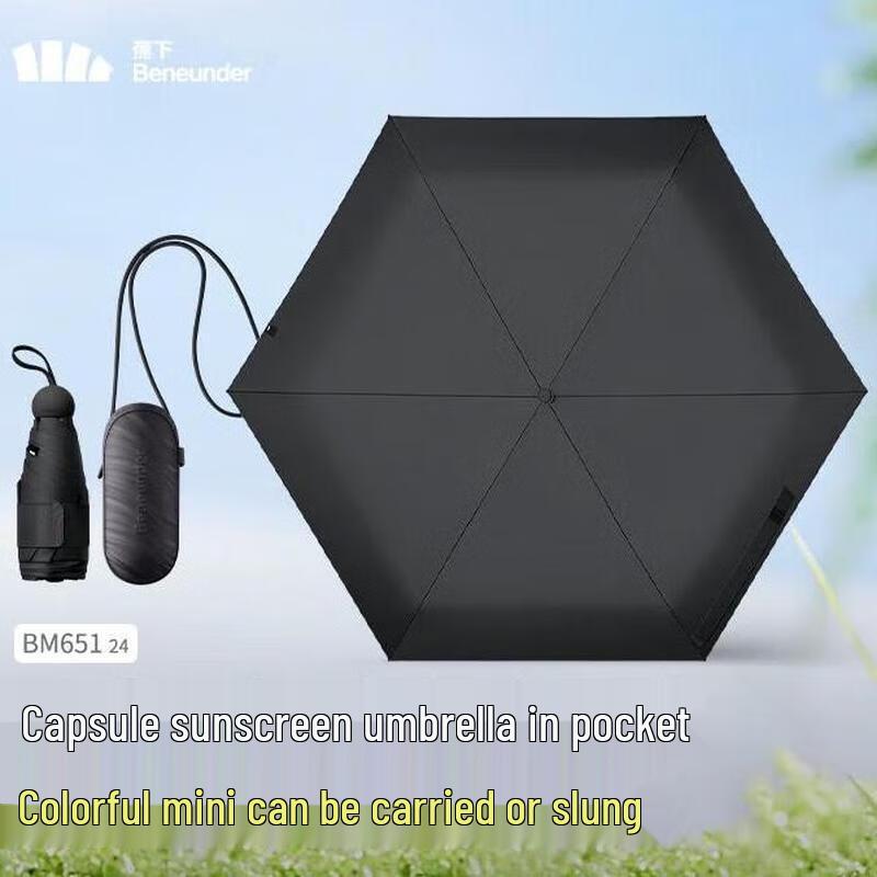 UV Protection Compact Five-Fold Umbrella