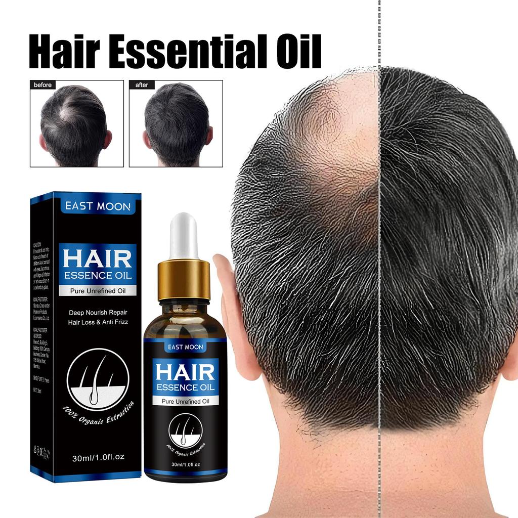 Essence pour cheveux épais pour hommes Solution de soin pour cheveux épais et solides, nutritive, hydratante, anti-chute