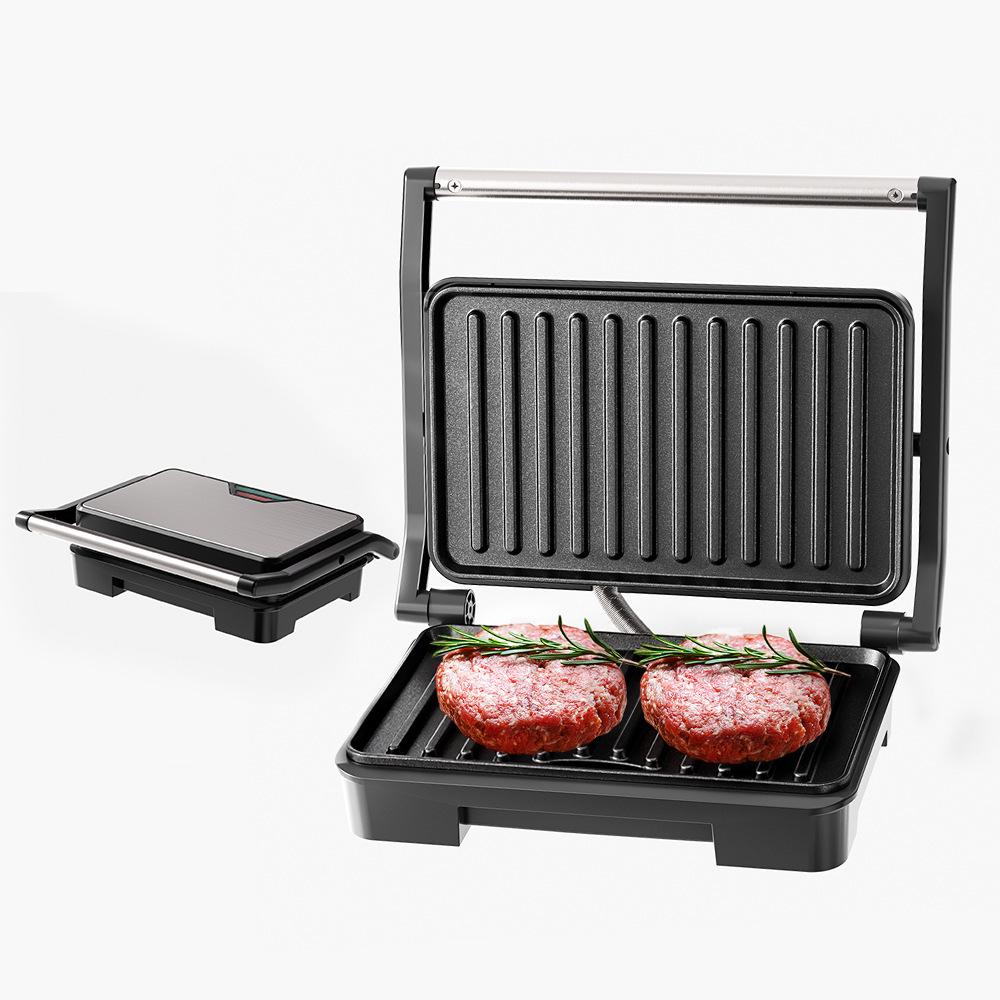 Compact Dual-Sided Pancake & Griddle Press: Multi-Function Cooker for Pancakes, Steak, Eggs, and Sandwiches