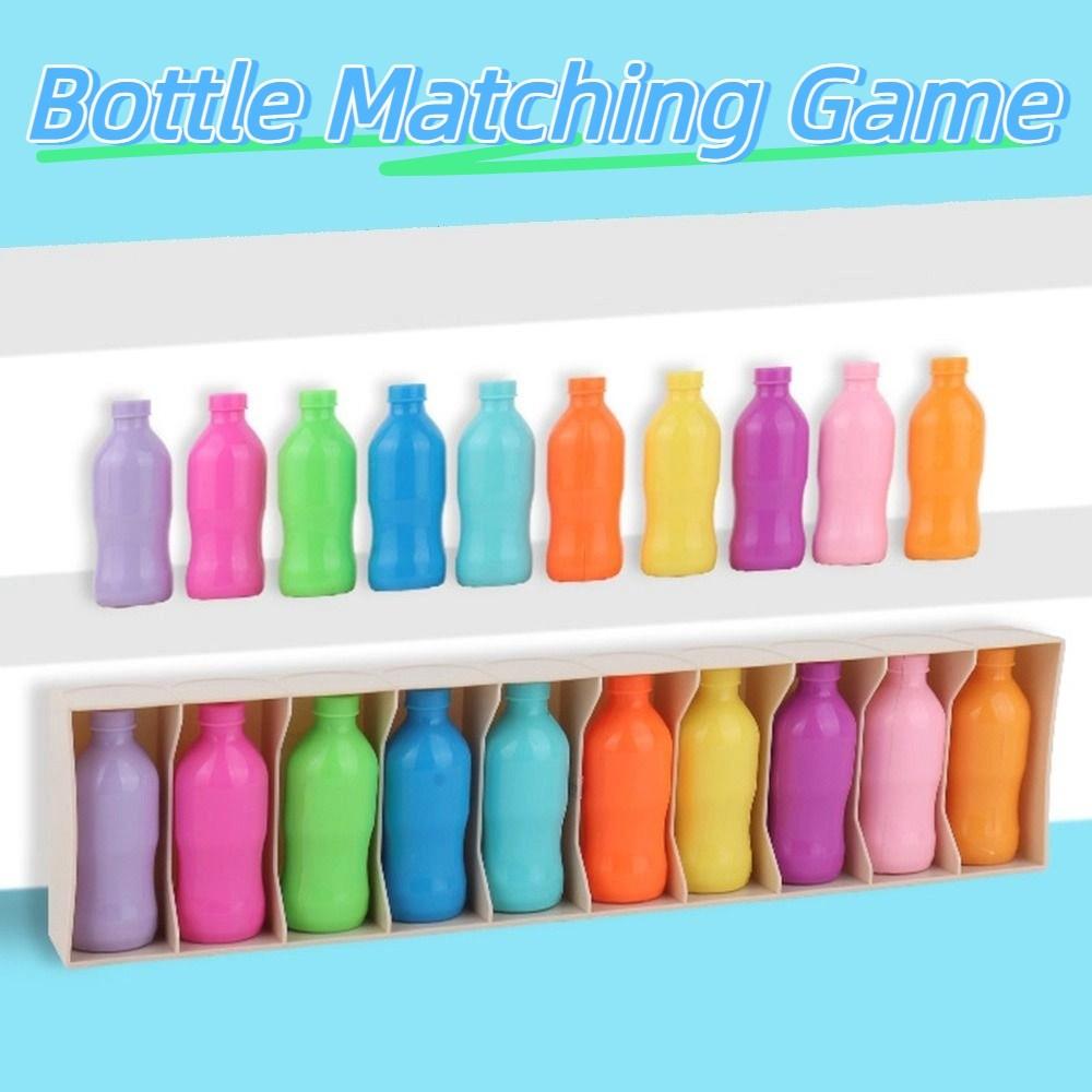 Interactive Bottle Matching Game Logical Thinking Montessori Color Sorting Toys  Kindergarten
