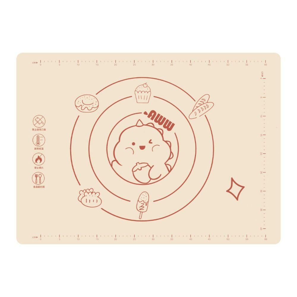 

Food Grade Kneading Mat Thickened Pastry Board Cooking Gadgets Dough Rolling Pad Dumpling 50cmx40cmx1mm