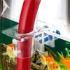 Transparent Acrylic Water Tube Soft Pipe Fixture for Fish Tank Aquarium(single Hole Fixture)
